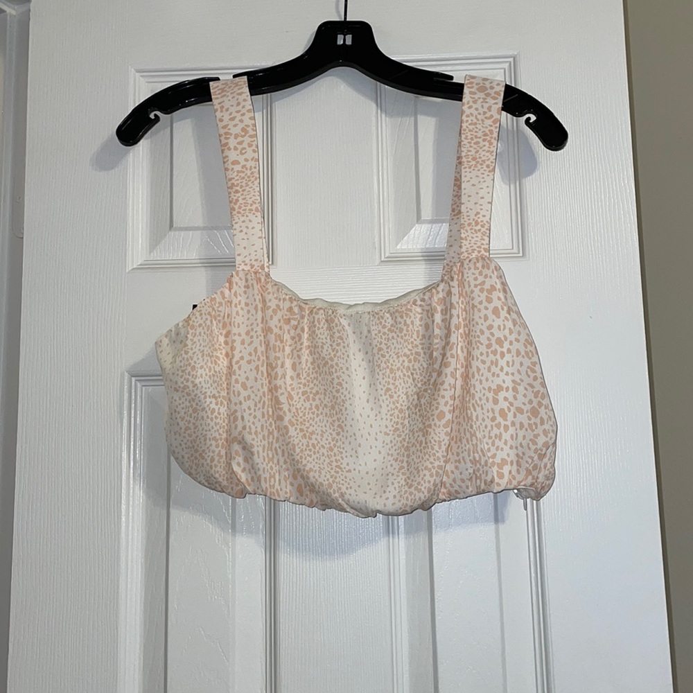 Woven Crop Top
